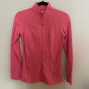 lululemon athletica Coral Pink Zip-Up Utility Jacket